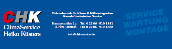 Logo CHK ClimaService Heiko Küsters